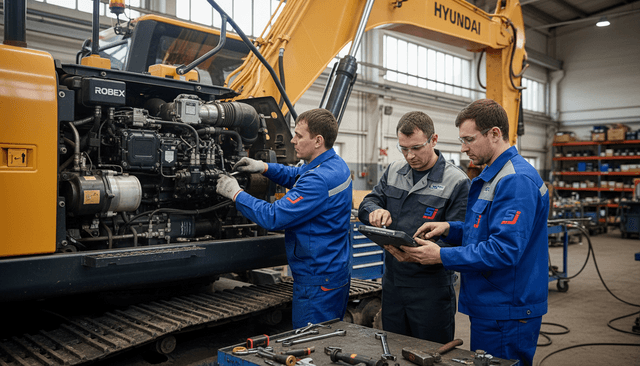 Ремонт экскаватора Hyundai Robex