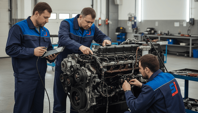 Диагностика двигателя Cummins